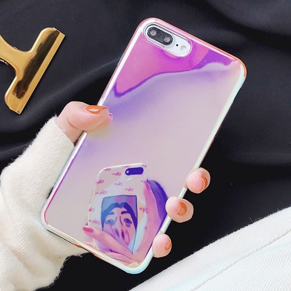 NEW iPhone X/XS/7/8/7+/8+ Laser Mirror Case - Picture 6 of 8